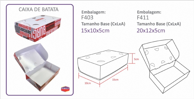 Embalagem para Fritura